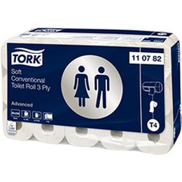 Tork T4 Toilettenpapier weich 30x250 Blatt 3-lg hochwei