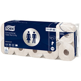 Tork T4 Toilettenpapier Kleinrolle weich 60x250 Blatt...