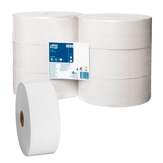 Tork T1 Toilettenpapier 1-lg Jumborolle 6x480m
