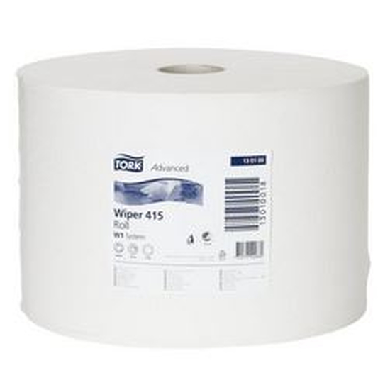 Tork W1 Wischtuch Gro�rolle 1lg hochwei� 24,5cmx1000m