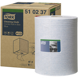 Tork W1 Reinigungstcher 510 blau Rolle 400 Tcher