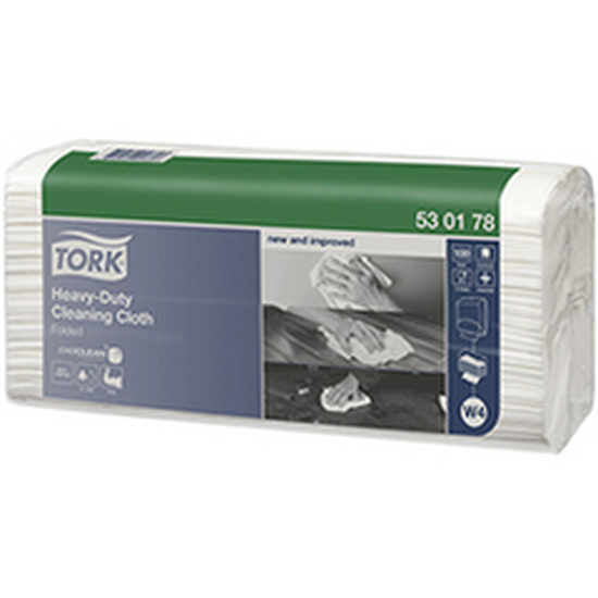 Tork W4 Reinigungst�cher 500 T�cher 1lg wei� 35,5x43cm