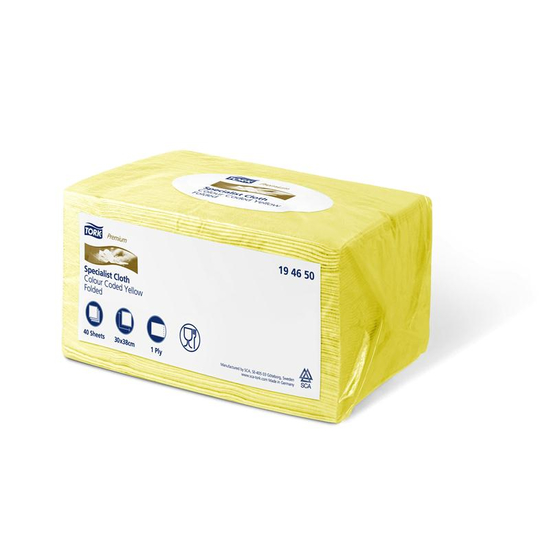 Tork W8 Reinigungstuch gr�n 320 T�cher 1lg