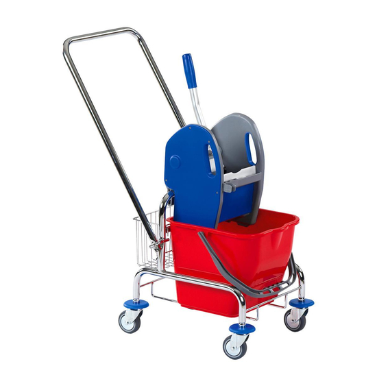 EFA 25 DK Einfachfahrwagen 1 x 25 l verchromt I Floorstar