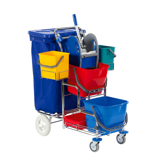 SW 20 Plus voll ausgestatteter Stufenwagen - verchromt Floorstar