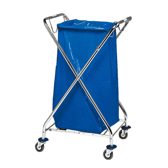 PX 120 Papierwagen X-Form verchromt HR120 SOLID I Floorstar