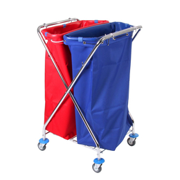 PX 2-120 I Papierwagen X-Form verchromt I Floorstar