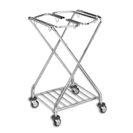 HR 2-120 PX Halterahmen 2 x 120 l - verchromt fr X-Wagen...