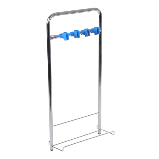 GH 120 PX Gertehalter verchromt fr X-Wagen I Floorstar