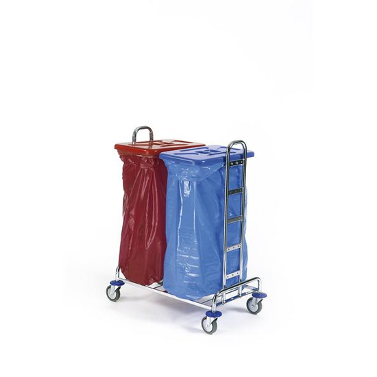 Trennwagen 2fach - verchromt Floorstar TW 2