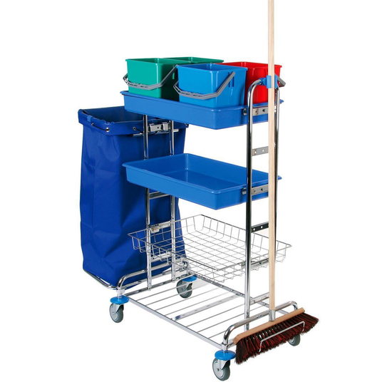 PW 3 I Putzwagen 3 - verchromt SOLID I Floorstar