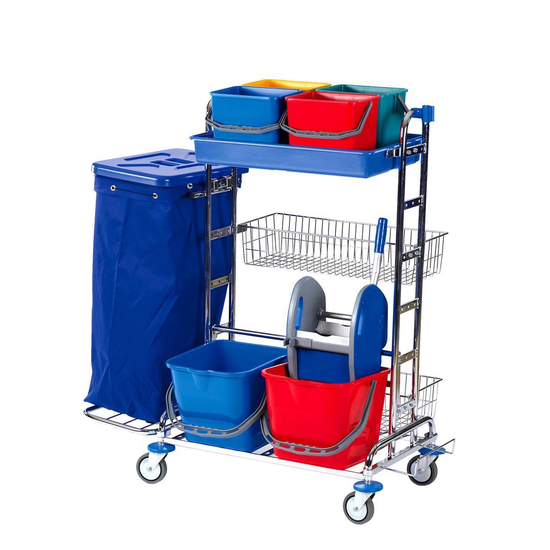 RW 3 2-70 I Reinigungswagen 3 - HR 2X70 - SOLID l Floorstar