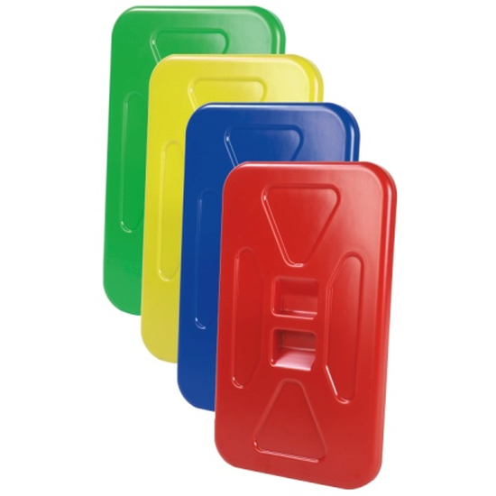 Kunststoffdeckel f�r Halterahmen 120 l blau Floorstar