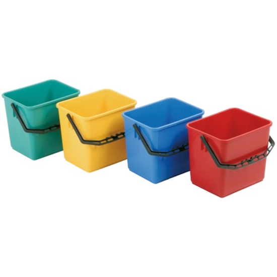 Kunststoffeimer 6 l (Zusatzeimer fr Wagen) blau Floorstar