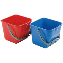 Kunststoffeimer 17 l rot - Zusatzeimer fr Fahrwagen,...