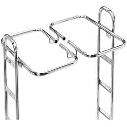 Doppelhalterahmen innen 2 x 120 l - verchromt Floorstar