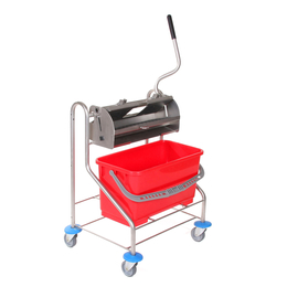 FPW 1 ES Flachpressenwagen 1 I Edelstahl Floorstar