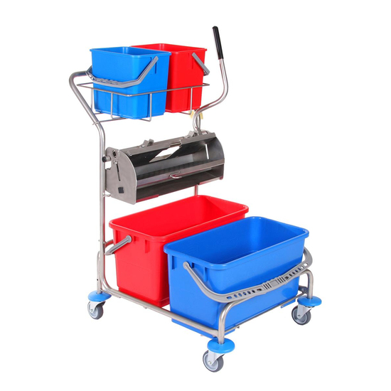 FPW 2 duo ES I Flachpressenwagen 2 Edelstahl I Floorstar