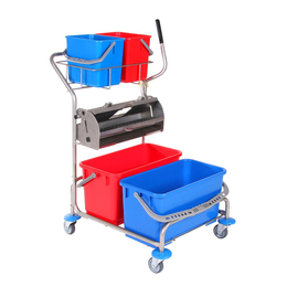 FPW 2 duo ES I Flachpressenwagen 2 Edelstahl I Floorstar