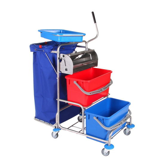 FPW 2T Plus ES I Flachpressenwagen 2 Top Plus Edelstahl (ohne Sack) I Floorstar