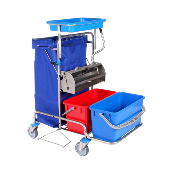 FPW 3 duo ES I Flachpressenwagen 3 duo Edelstahl (ohne Sack) I Floorstar