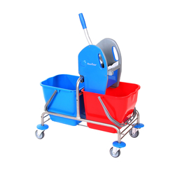 DOFA 25 ES Doppelfahrwagen 2 x 25 l - Edelstahl Floorstar