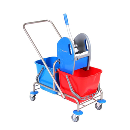 DOFA 25 D ES Doppelfahrwagen 2 x 25 l - Edelstahl I...