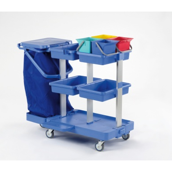 PW 4 KS Putzwagen 4 - Kunststoff (ohne Sack) Floorstar