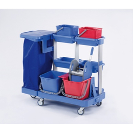 Reinigungswagen 2 - Kunststoff (ohne Sack) Floorstar