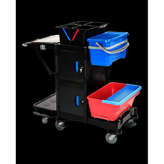 DES 1T BX PREMIUM I Desinfektionswagen 1 Tresor BRIX I Floorstar