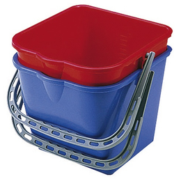 Kunststoffeimer 17 l für Kunststoffwagen, blau Floorstar