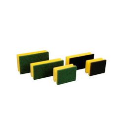 Scheuerschwamm - gelb-grn 15 x 7 x 4,5 cm VE = 10 Stck...