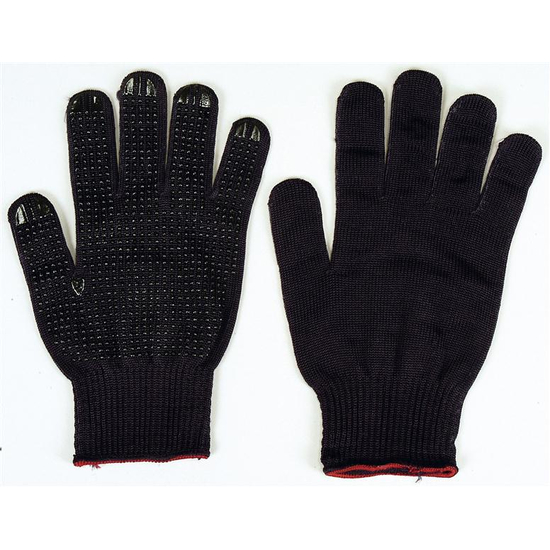 Schutzhandschuhe Noppi-BlueGrip - Gre 10 Rand rot - Floorstar