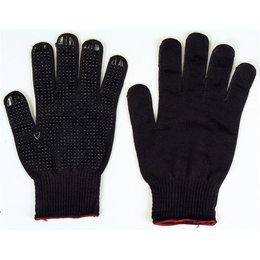 Schutzhandschuhe Noppi-BlueGrip - Gre 10 Rand rot -...