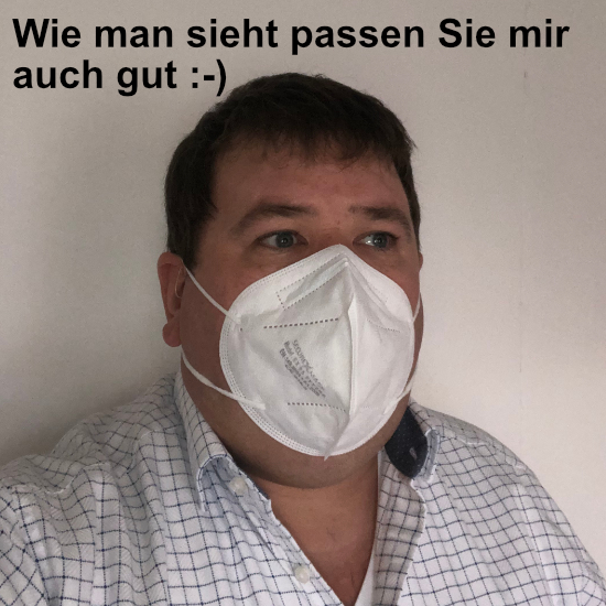 Mopptex FFP2 Securex Maske I zertifizierte Mund-Nasen Schutzmasken