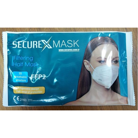 Mopptex FFP2 Securex Maske I zertifizierte Mund-Nasen Schutzmasken