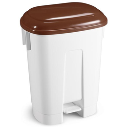 Floormagic HACCP Mlleimer mit Deckel in braun 60l