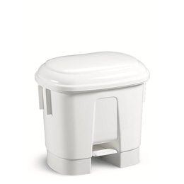 Floormagic HACCP Mlleimer mit Deckel in weiss 30l