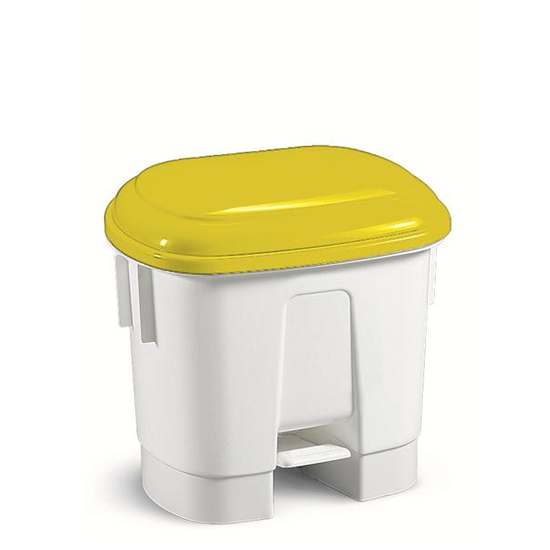 Floormagic HACCP Mlleimer mit Deckel in gelb 30l