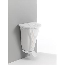Floormagic WALL UP Wandmlleimer mit Pedal 50l in weiss