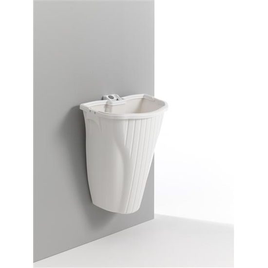 Floormagic WALL UP Mlleimer 50l in weiss