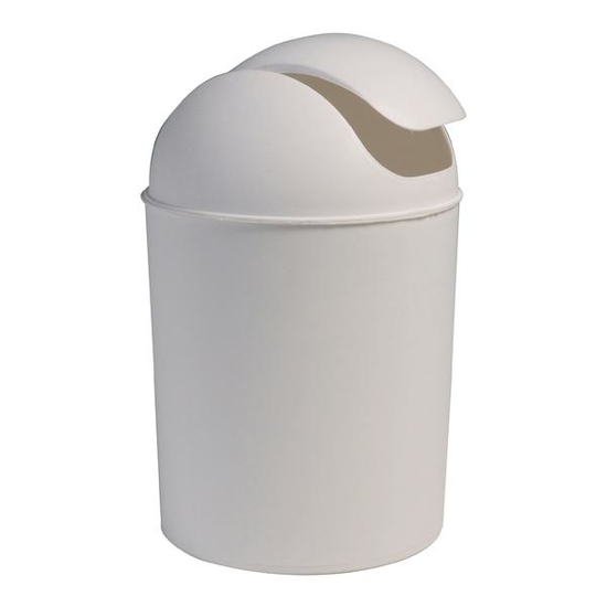 Floormagic Schwingdeckeleimer 7l wei