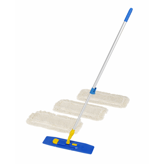 Floormagic Magnetklapphalter Set mit Tele-Stiel und 3 Mopps 50 cm