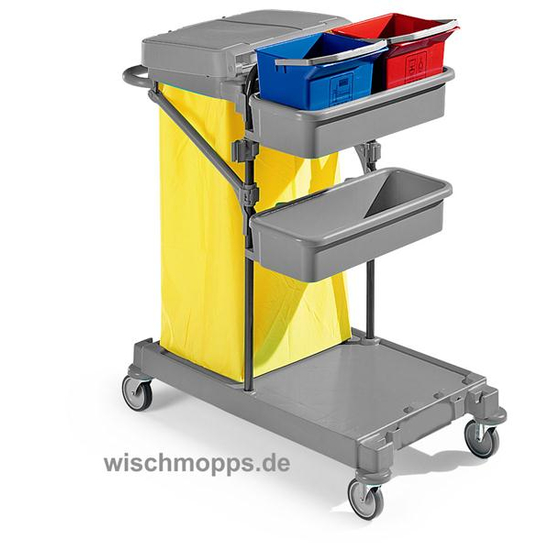 Putz- und Reinigungswagen Premium Spani 2015 aus hochwertigen Kunststoff von trolley-system.com