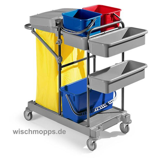 Reinigungs- und Putzwagen Premium Spani 2020 aus hochwertigen Kunststoff von trolley-system.com