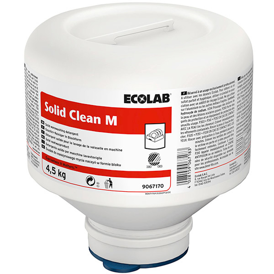 Ecolab Solid Clean M Alkalisch, f�r mittlere Wasserh�rten I 4,5kg
