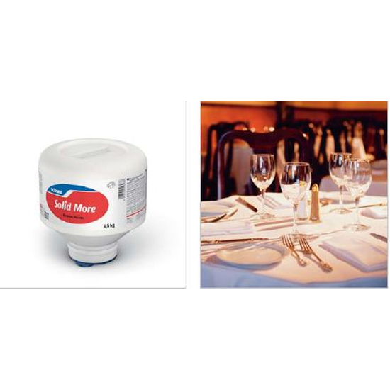 Ab 4 St�ck Solid More Chlor- und phosphatfreies Maschinensp�lmittel 4,5kg ECOLAB