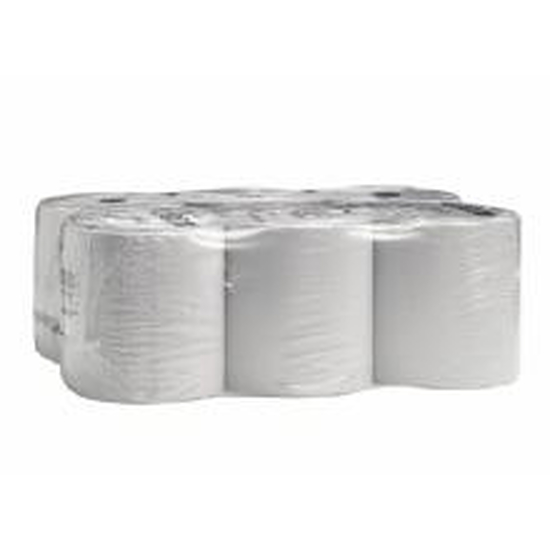 6 Kimberly Hostess Natura wei� 2lg Rollenhandtuch 20cmx140m Kimberly-Clark