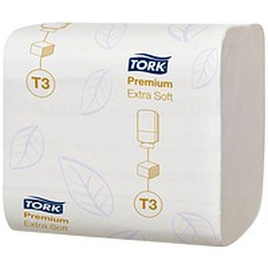Tork T3 Premium Toilettenpapier 2-lg Einzelblatt hochwei� 7560 Blatt