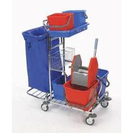 Reinigungswagen mit Korb Barcelona von trolley-system.com